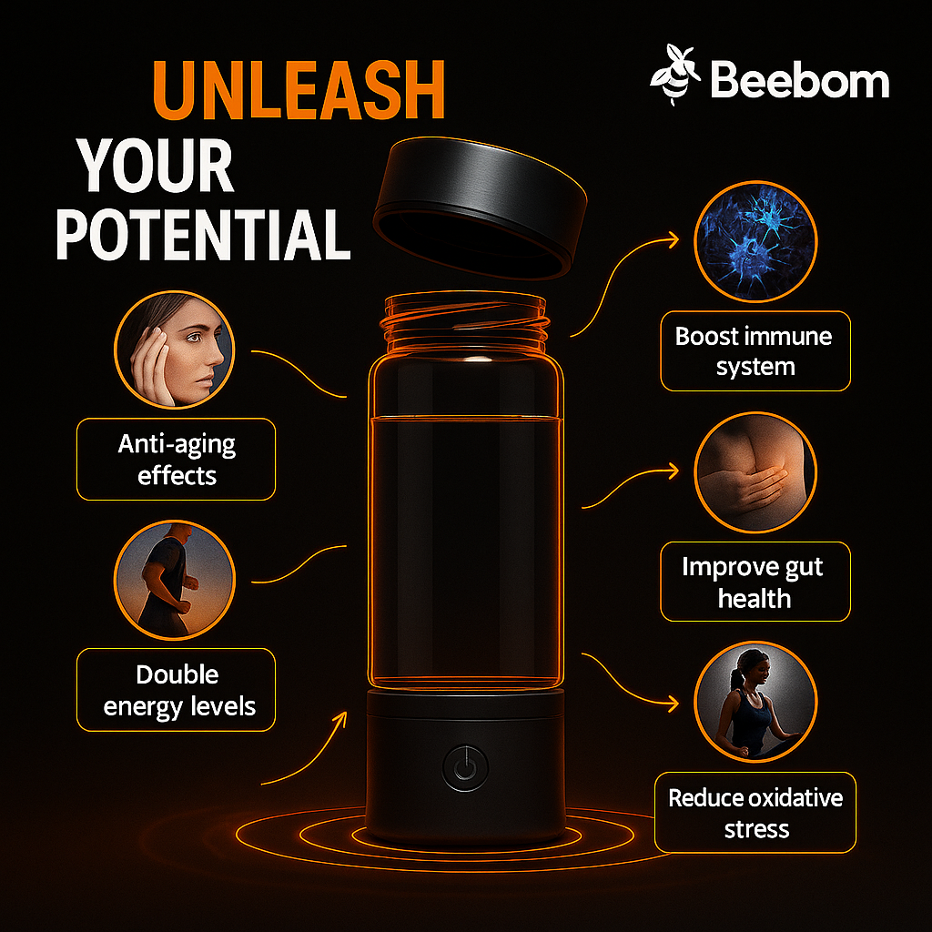 HydroPulse™ by Beebom Hydrogen Water Bottle