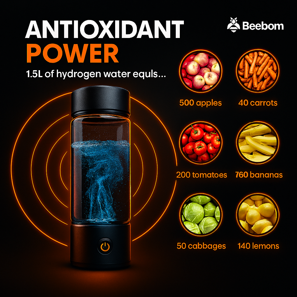 HydroPulse™ by Beebom Hydrogen Water Bottle