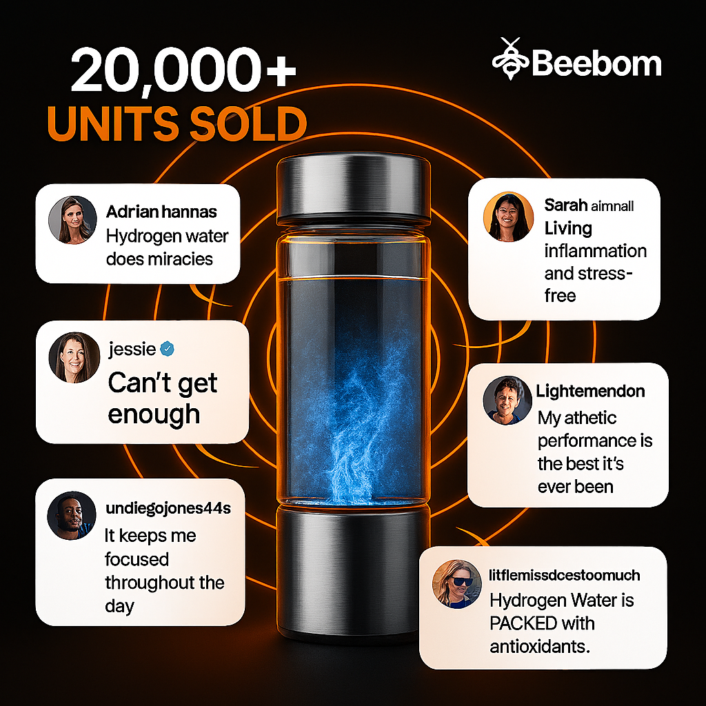 HydroPulse™ by Beebom Hydrogen Water Bottle