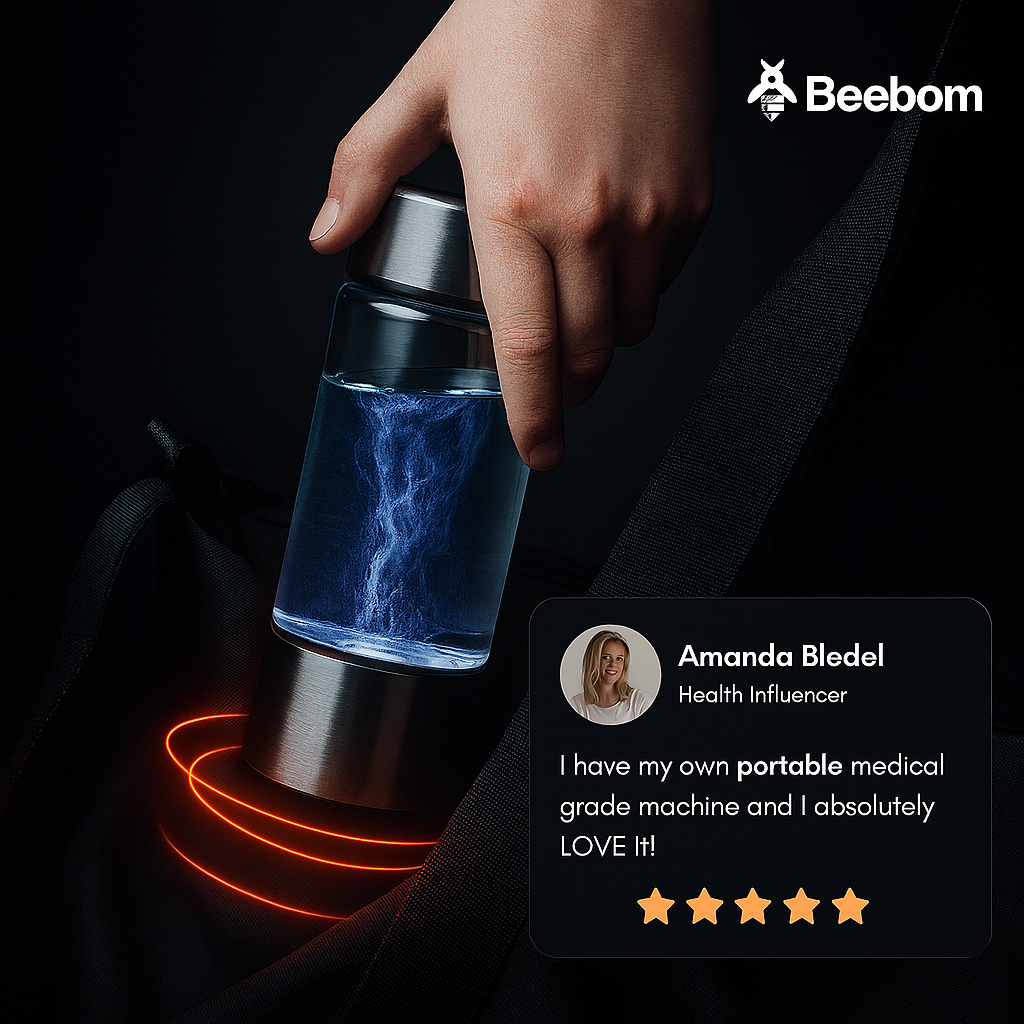 HydroPulse™ by Beebom Hydrogen Water Bottle