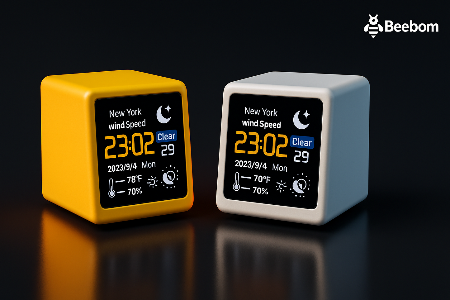 Beebom CubeWeather™ – Ultra-Compact Smart Weather Cube