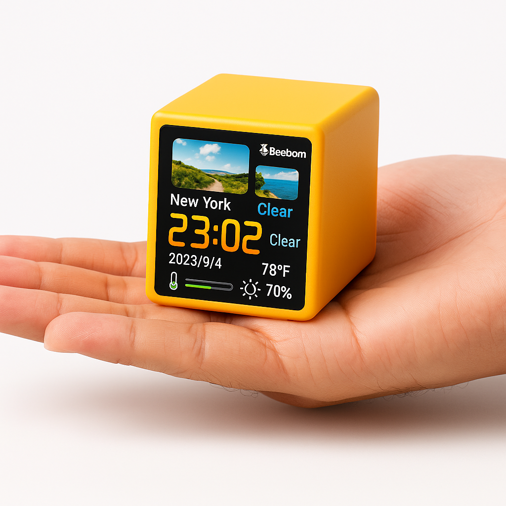 Beebom CubeWeather™ – Ultra-Compact Smart Weather Cube