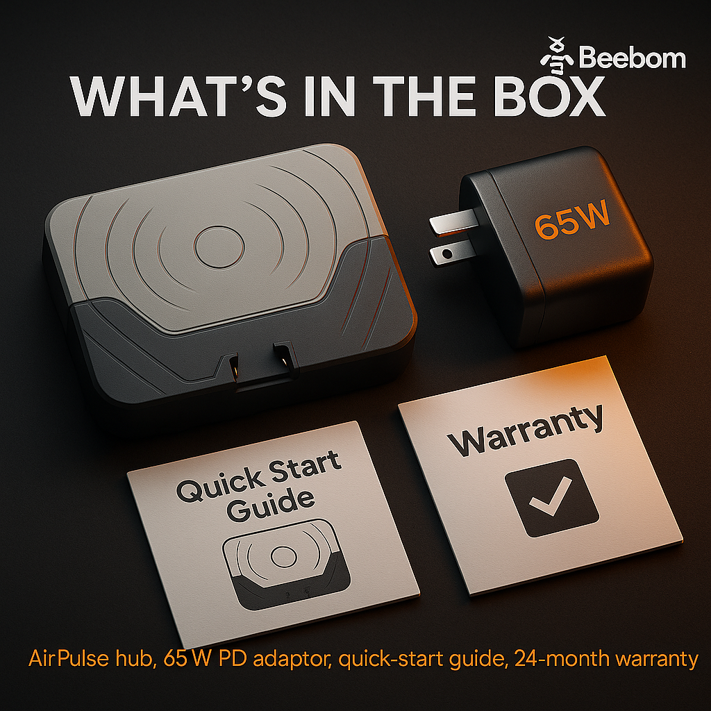 š AirPulse⢠by Beebom Fast. Far. Cord-less.