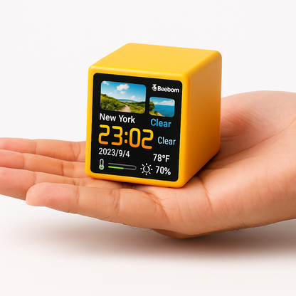 Beebom CubeWeather™ – Ultra-Compact Smart Weather Cube