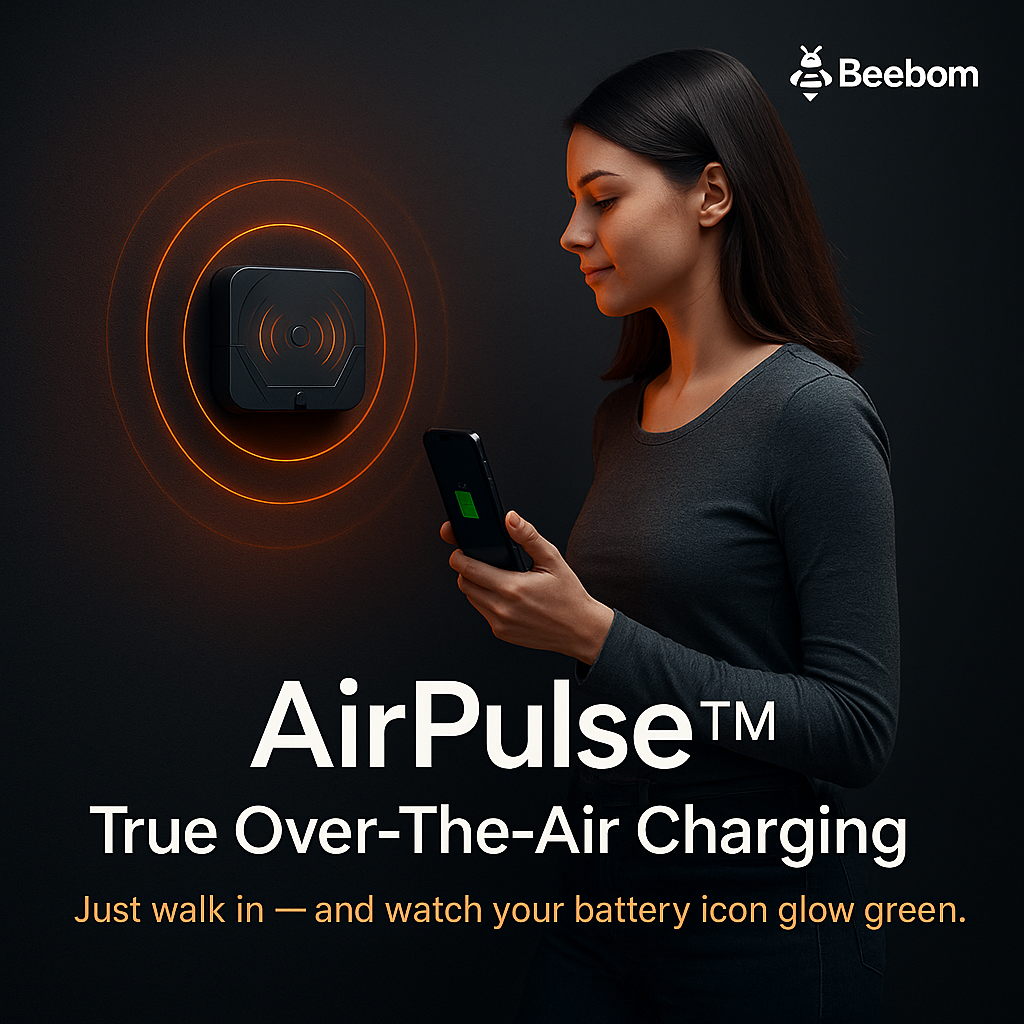 🚀 AirPulse™ by Beebom Fast. Far. Cord-less.